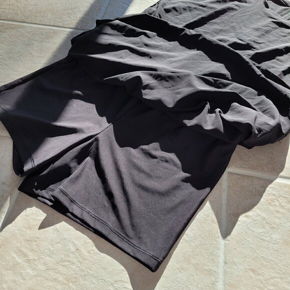 Reitmans Black Jumpsuit with Relaxed Fit and V-Neck - Picture 8 of 12